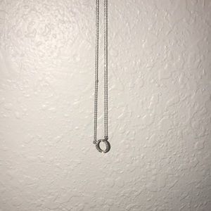 Silver Circle Necklace